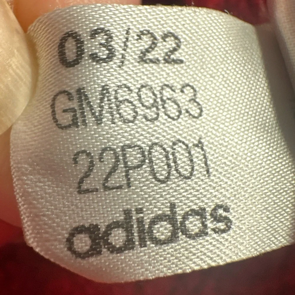 Adidas Men's Red Crewneck Sweatshirt Logo Pullover Size 2XL